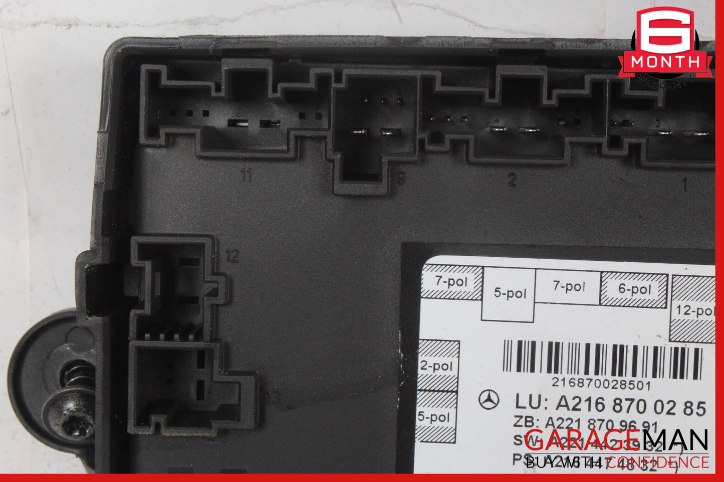07-14 Mercedes W216 CL550 CL600 CL63 AMG Right Passenger Door Control Module OEM