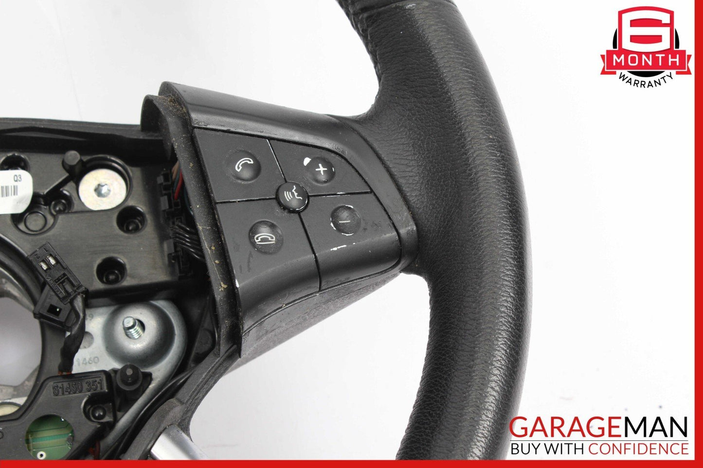 06-08 Mercedes X164 GL450 ML550 R500 Steering Wheel Black 1644605303 OEM