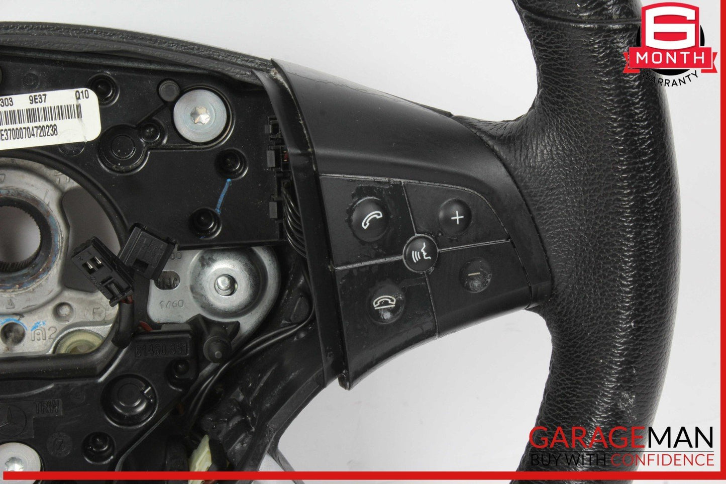 06-08 Mercedes X164 GL450 4MATIC R500 Steering Wheel Black 1644605303 OEM
