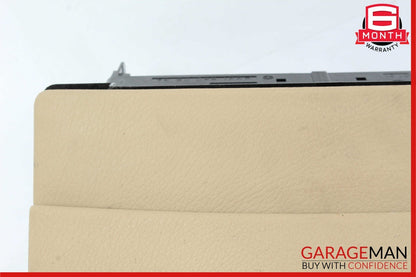 07-13 Mercedes W221 S550 Center Console Dashboard CD Player Trim Cover Brown OEM