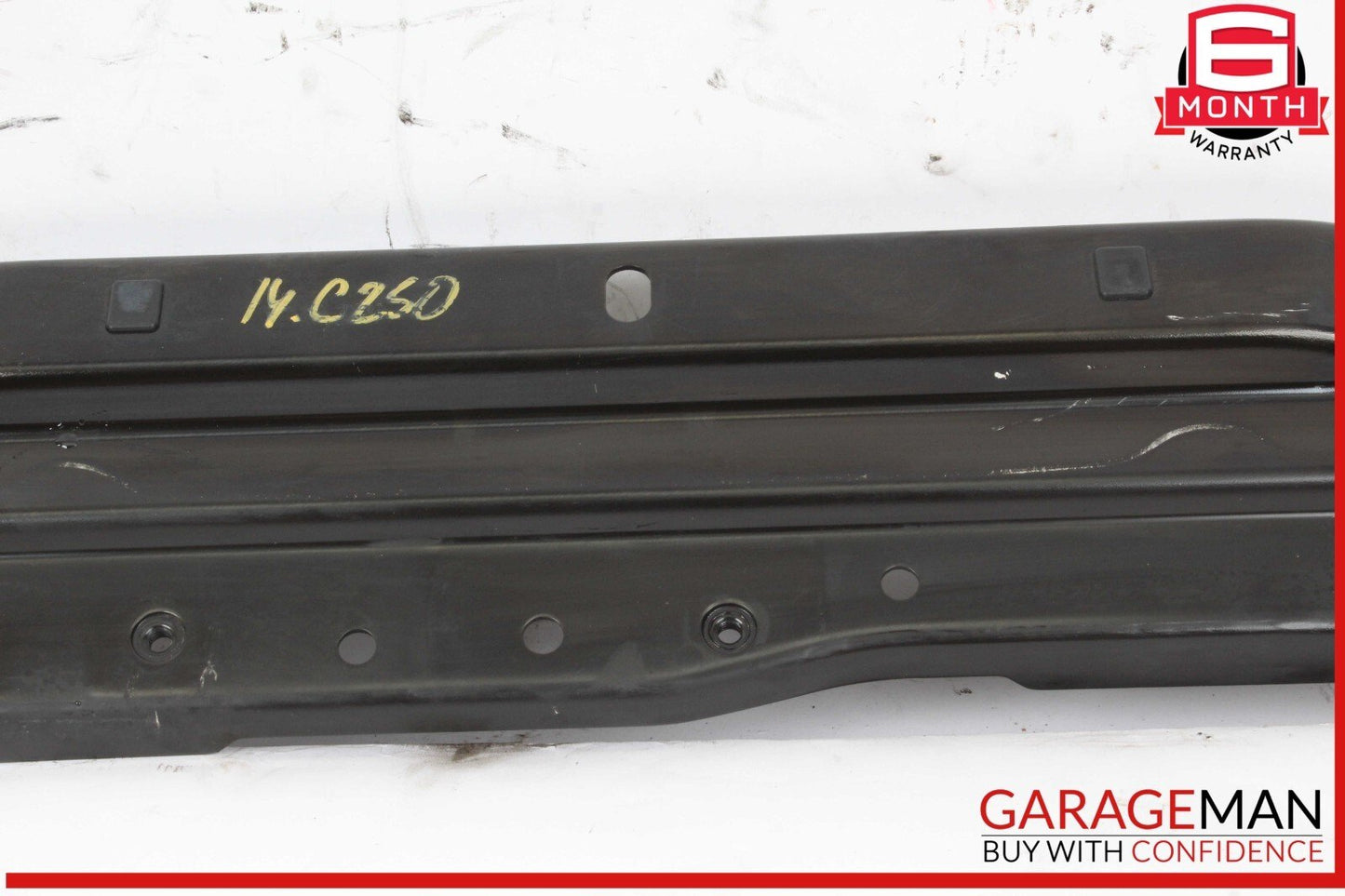 08-14 Mercedes W204 C250 C350 C280 Upper Radiator Core Support Bar Black OEM