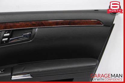 07-09 Mercedes W221 S450 S550 Front Right Interior Door Panel Assembly Black OEM