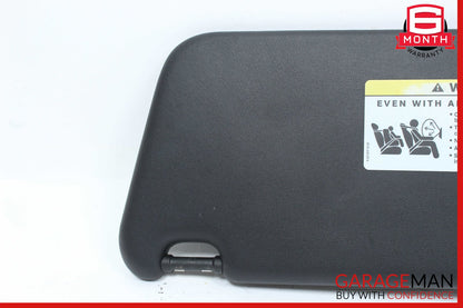 08-15 Mercedes W204 C300 Right Passenger Side Sunvisor Sun Visor Black OEM