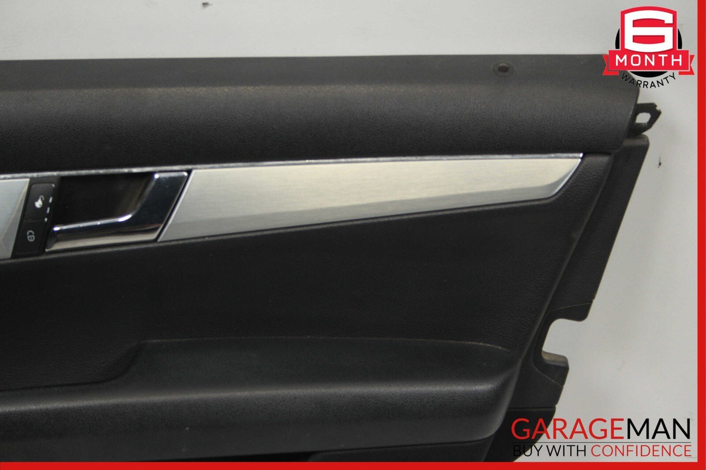 08-11 Mercedes W204 C300 Front Right Passenger Side Interior Door Panel Black