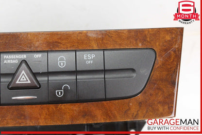 03-06 Mercedes W211 E320 Front Center Console Control Switch Panel OEM