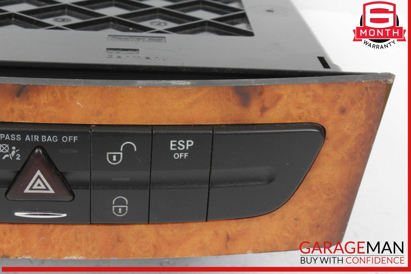 03-09 Mercedes W211 E500 CLS500 Hazard Switch Control Panel 2116800552 OEM