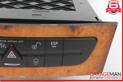 03-09 Mercedes W211 E500 CLS500 Hazard Switch Control Panel 2116800552 OEM