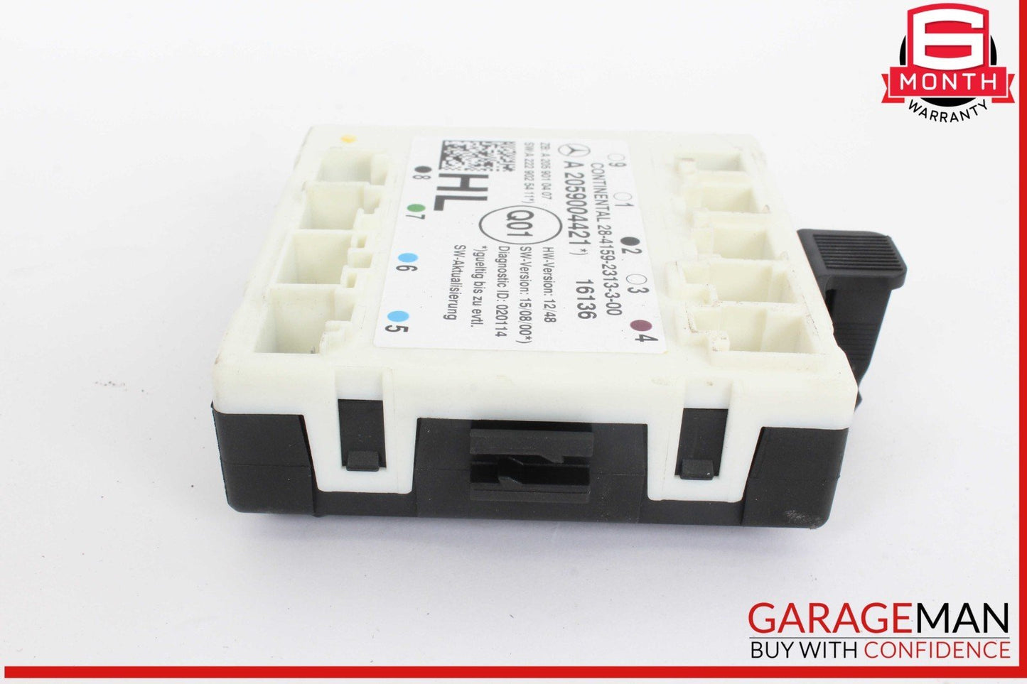 16-19 Mercedes W205 C300 C350e Rear Left Driver Side Door Control Module Unit