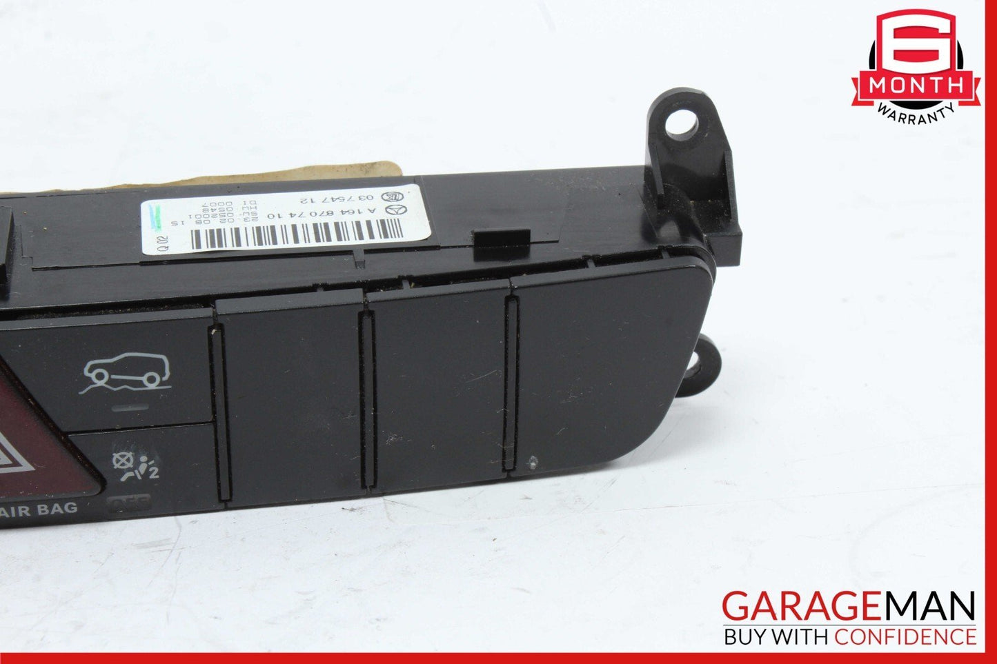 06-12 Mercedes W164 ML350 GL450 Hazard Control Switch Panel 1648703410 OEM