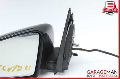 10-12 Mercedes X204 GLK350 Left Driver Side Rear View Door Mirror Black OEM