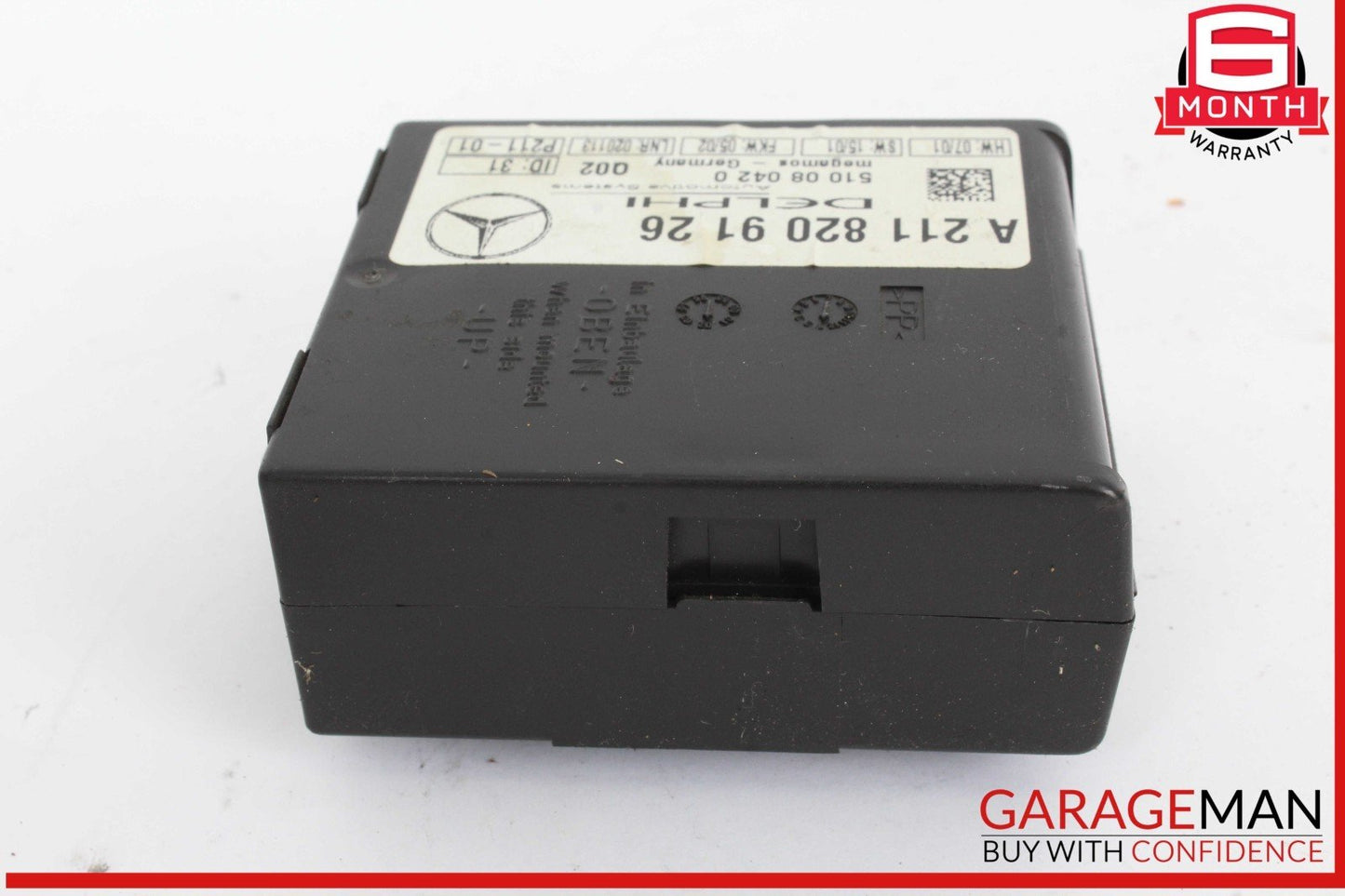 00-12 Mercedes R230 SL500 C230 S430 E320 Anti Theft Alarm Module 2118209126 OEM