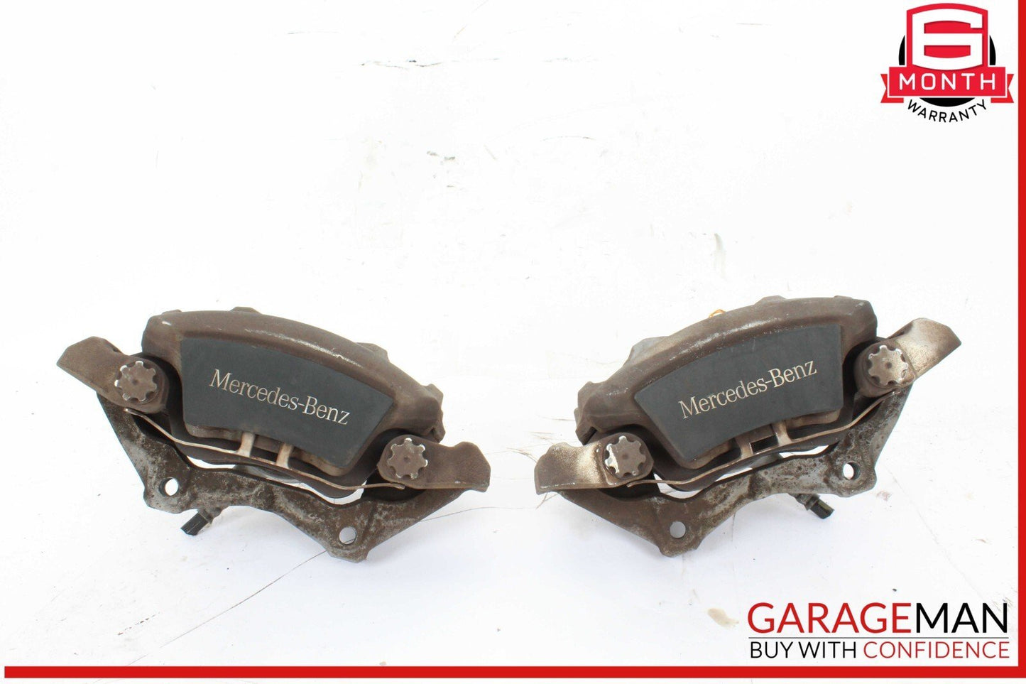 10-18 Mercedes W212 E350 Bluetec Front Brake Calipers Left and Right Set Of 2 Pc