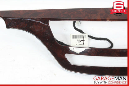 07-13 Mercedes W221 S550 S500 Dashboard Center Trim Molding Cover Panel Wood