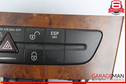 03-09 Mercedes W219 CLS550 E500 Hazard Switch Control Panel 2116800552 OEM