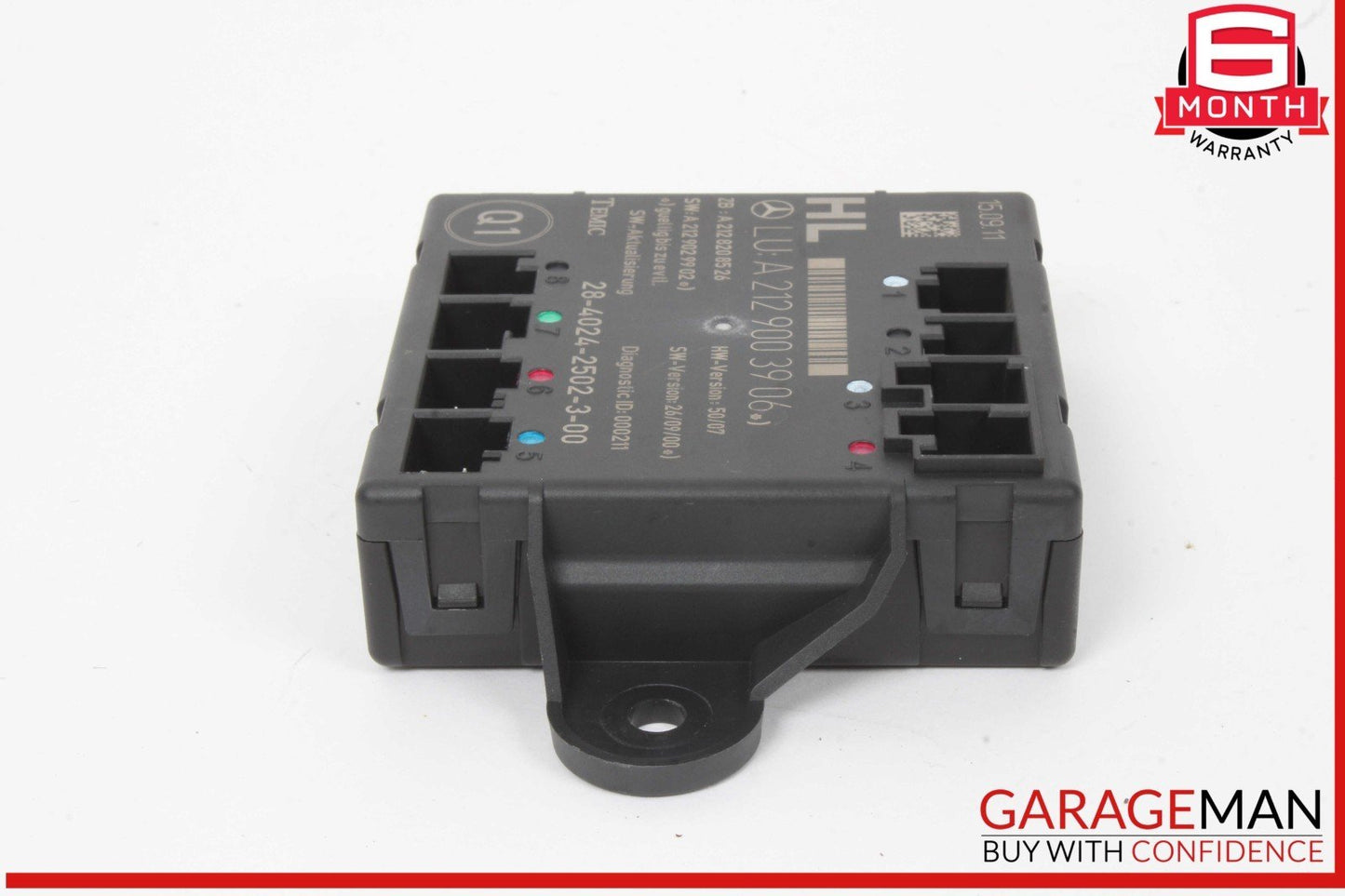 08-18 Mercedes W204 C250 E350 Rear Left Driver Side Door Control Module OEM