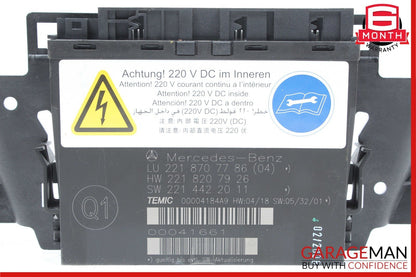 07-10 Mercedes W221 S550 CL550 Front Left or Right Seat Contour Control Module