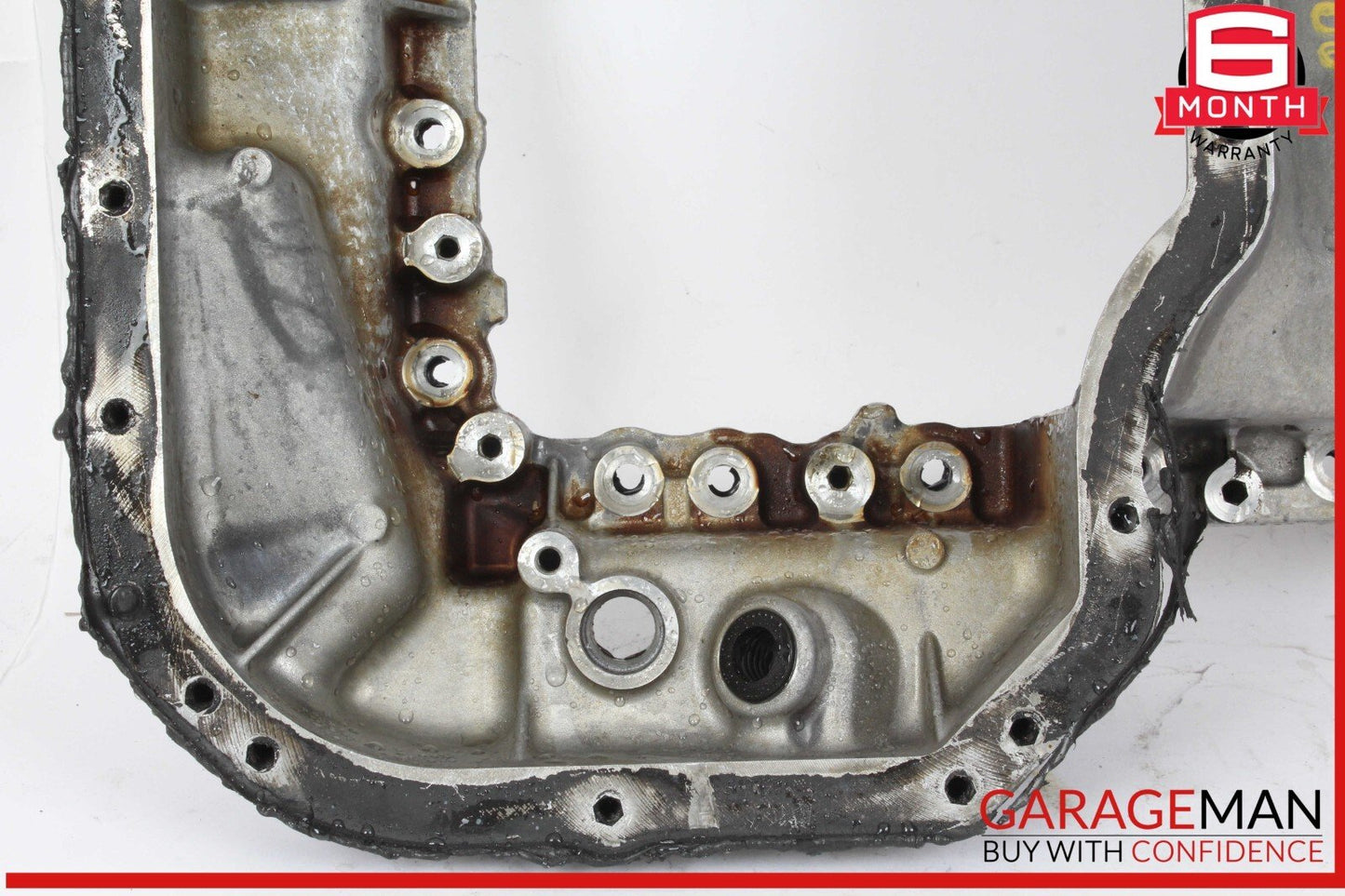 06-13 Mercedes W221 S400 Hybrid Engine Upper Oil Sump Baffle Pan 2720142002 OEM
