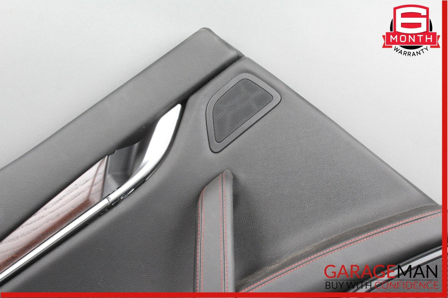 14-18 Maserati Ghibli Rear Left Side Interior Door Panel Cover Assembly Black