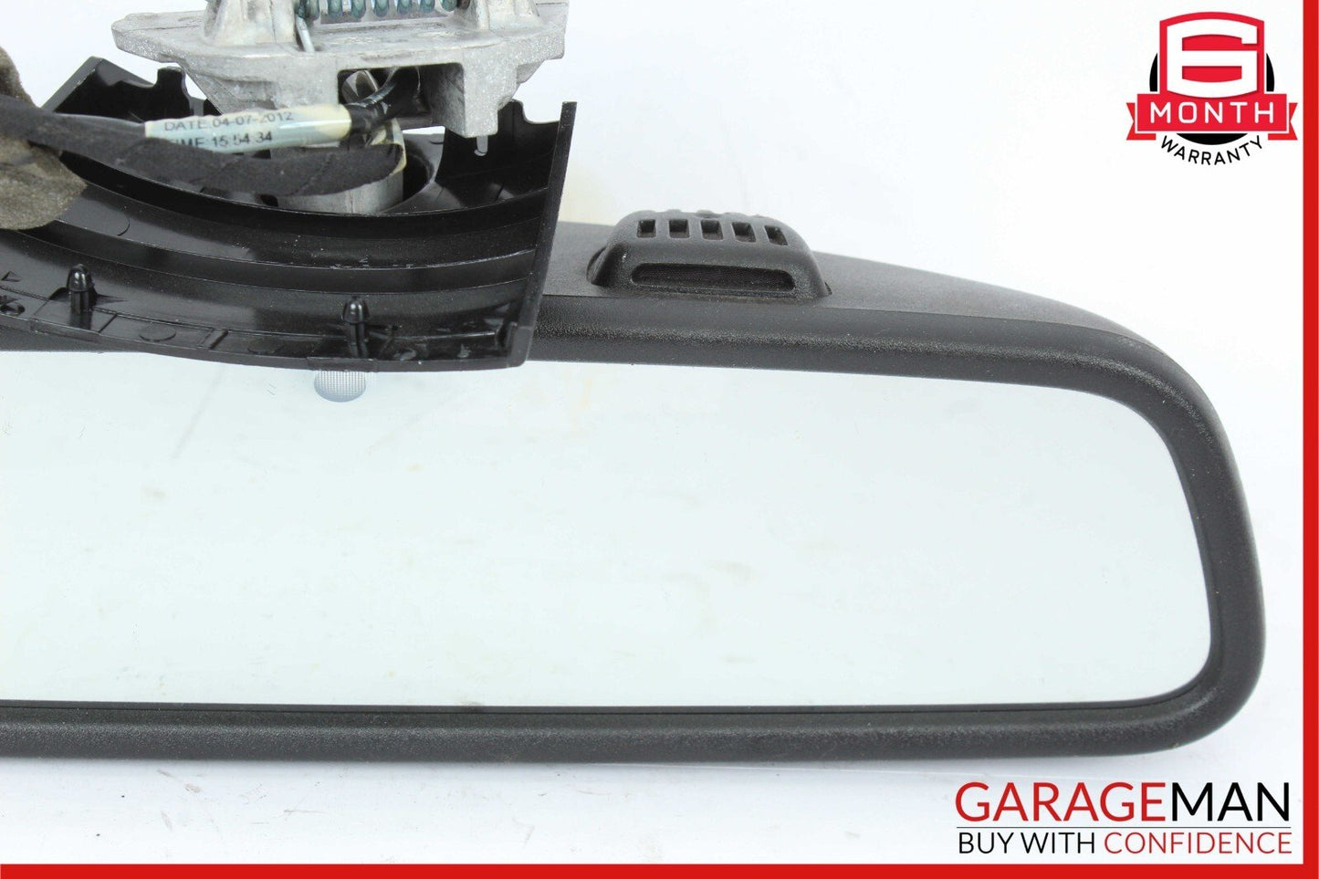 10-16 Mercedes W204 C250 E250 E550 Front Top Upper Rear View Mirror Black OEM