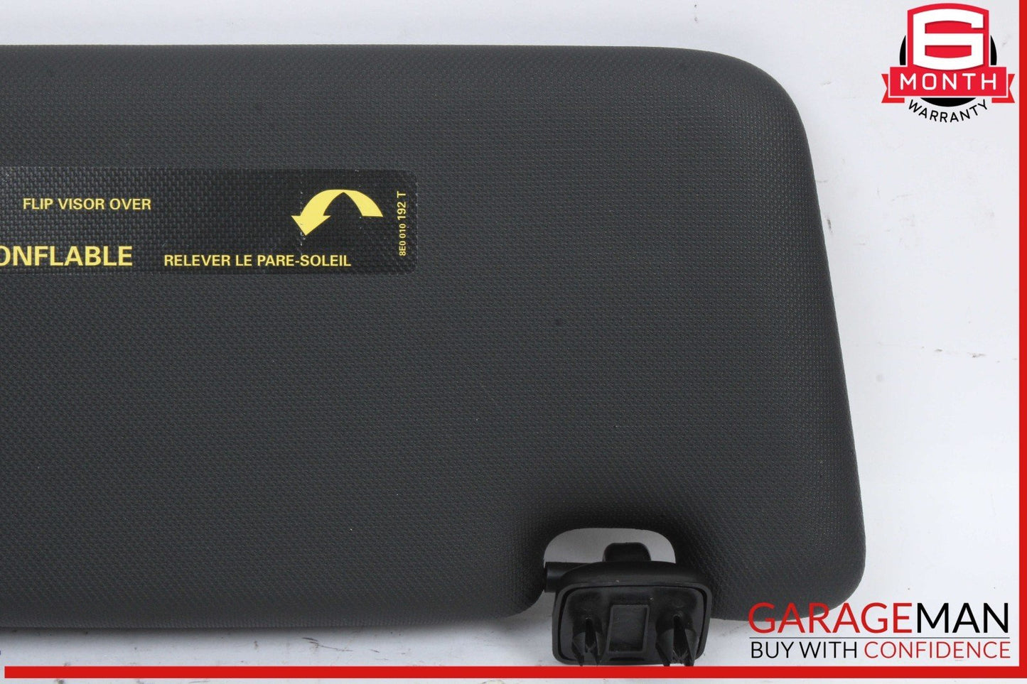 14-17 Audi SQ5 Q5 Front Left Driver Side Sun Visor Sunvisor Black 8U0857551F OEM