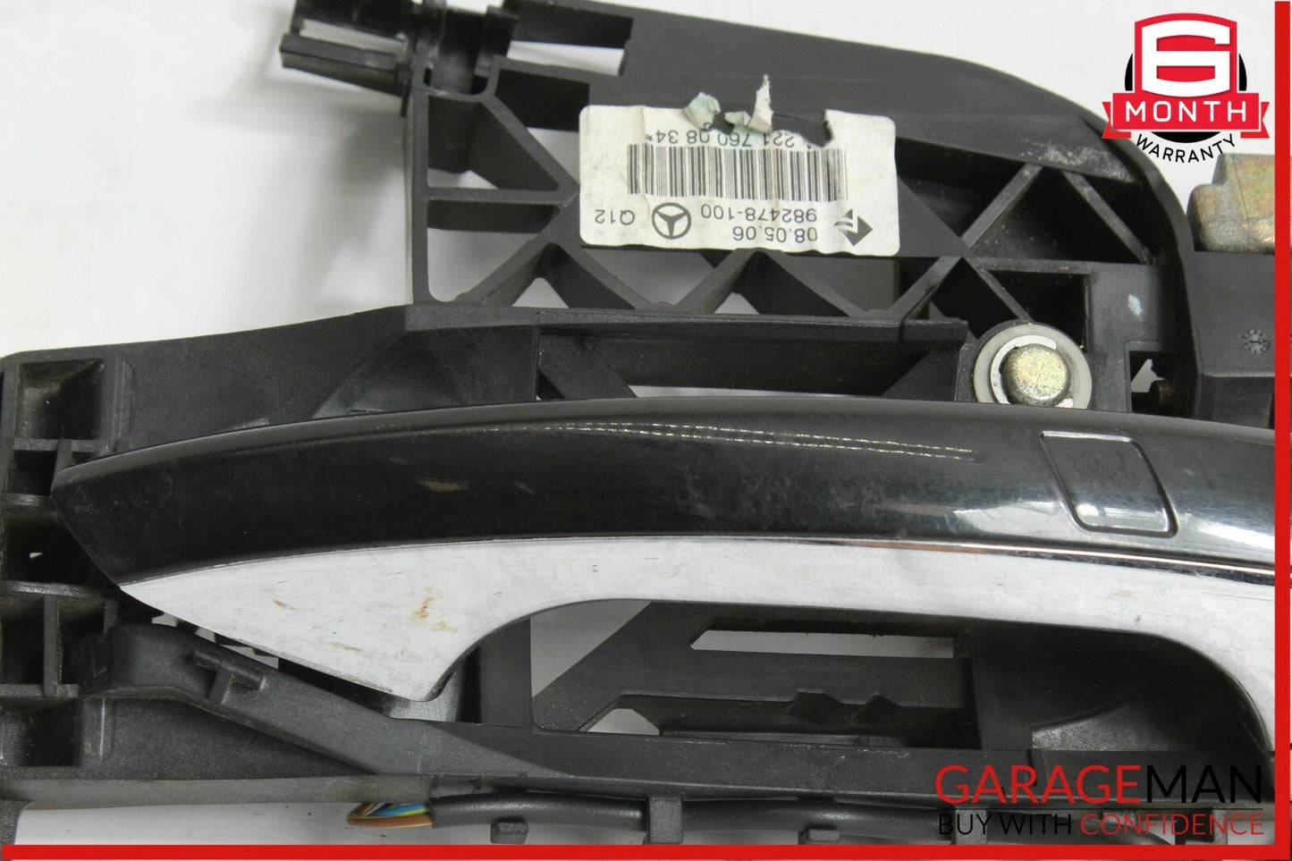 07-13 Mercedes W221 S63 AMG Rear Right Exterior Door Handle Keyless Go Black OEM