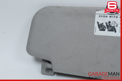 06-11 Mercedes W219 CLS550 Front Left Side Sunvisor Sun Visor Shade Suede Gray