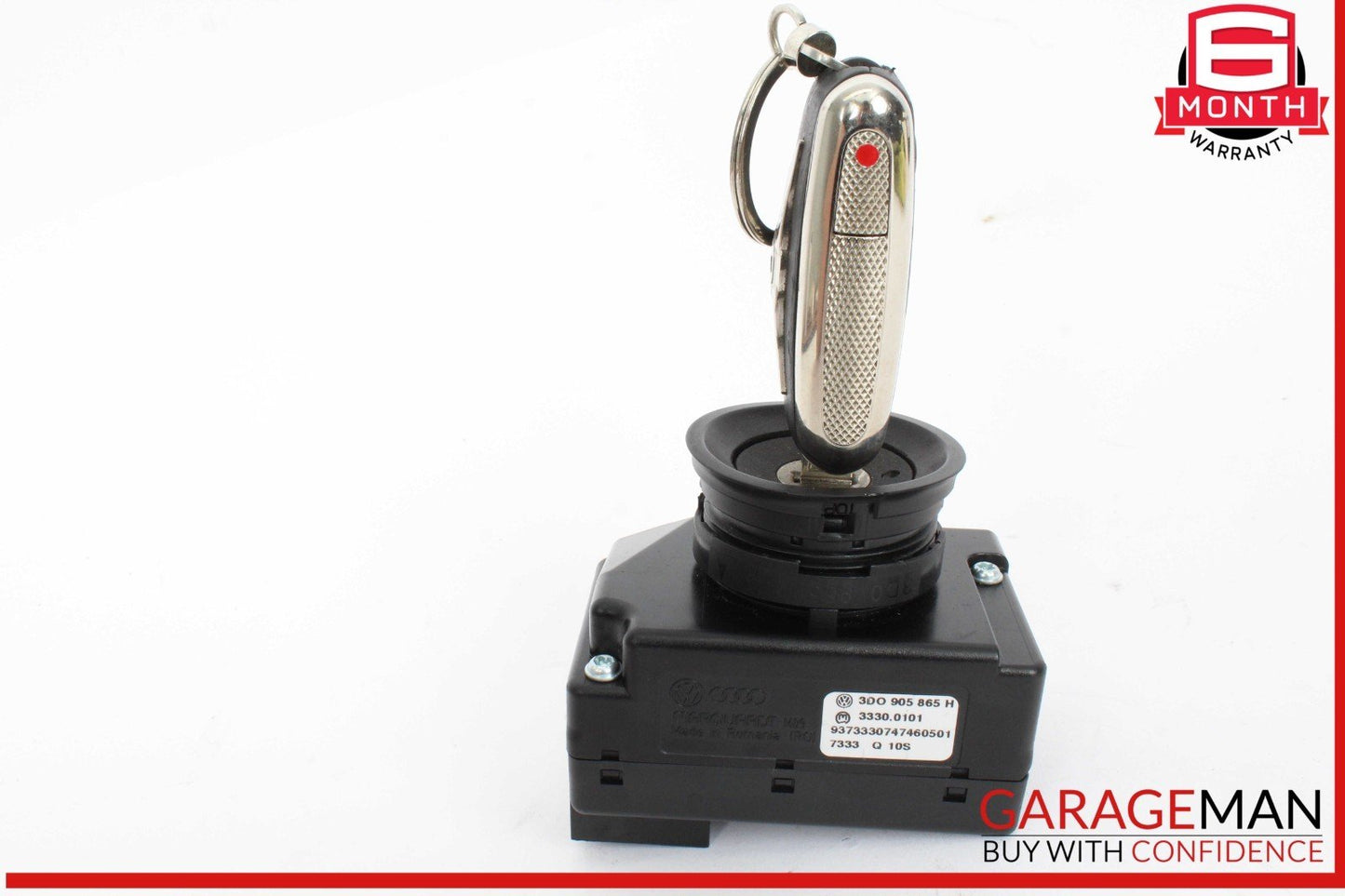 03-18 Bentley Continental GTC Ignition Start Switch Module w/ Key 3D0905865H OEM