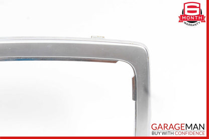 08-14 Mercedes W204 C300 R350 Center Console Shift Shifter Bezel Trim Silver