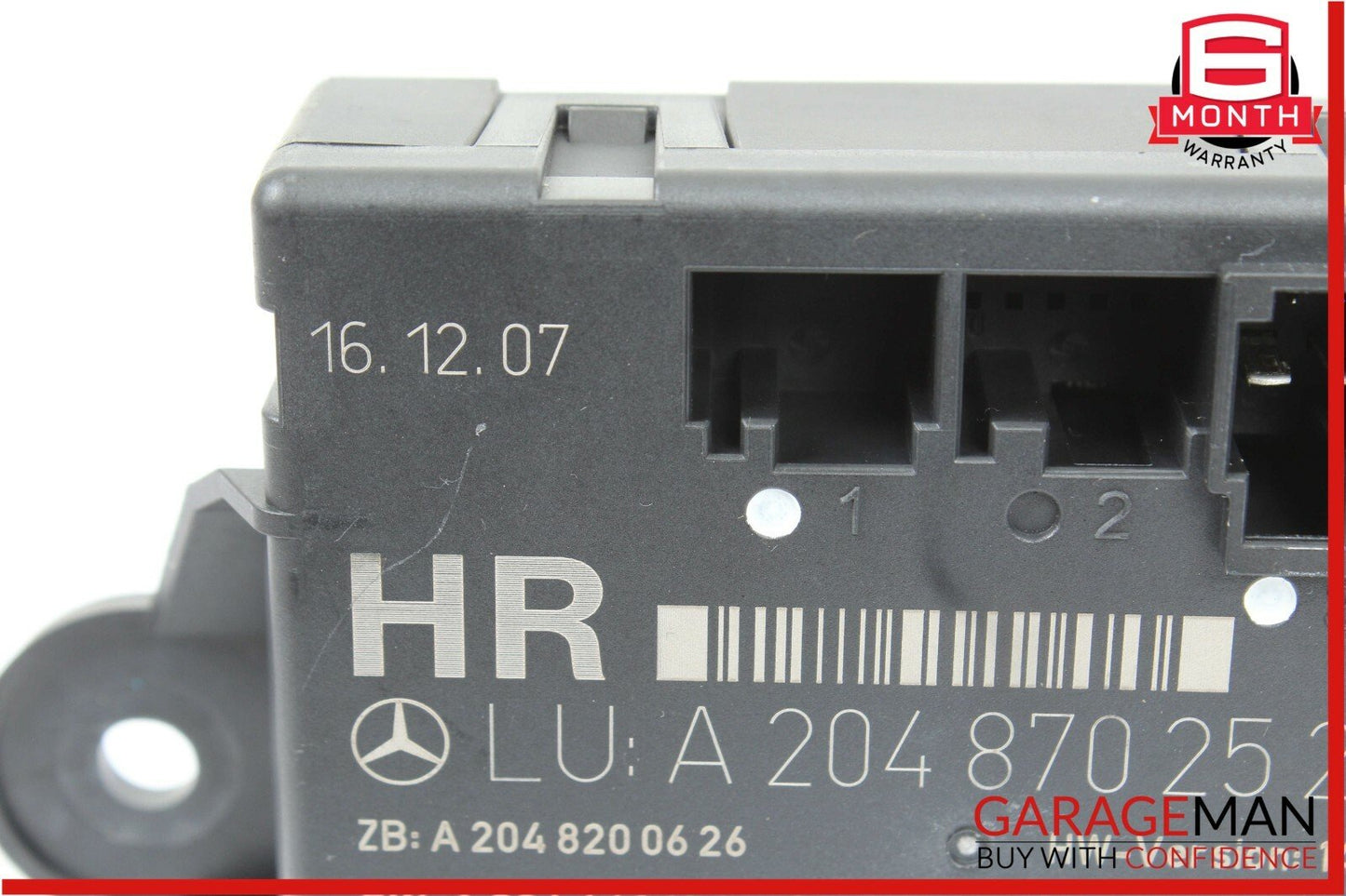 08-14 Mercedes W204 C300 Rear Right Passenger Side Door Controller Module