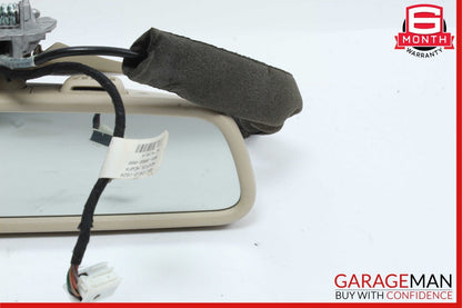 08-15 Mercedes W204 C250 C300 Front Top Upper Rear View Mirror Assembly Beige