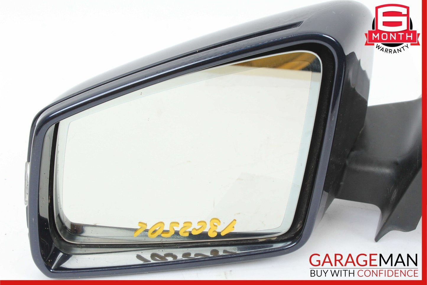 12-14 Mercedes W204 C250 C300 Front Left Side Mirror Door Rear View Black OEM
