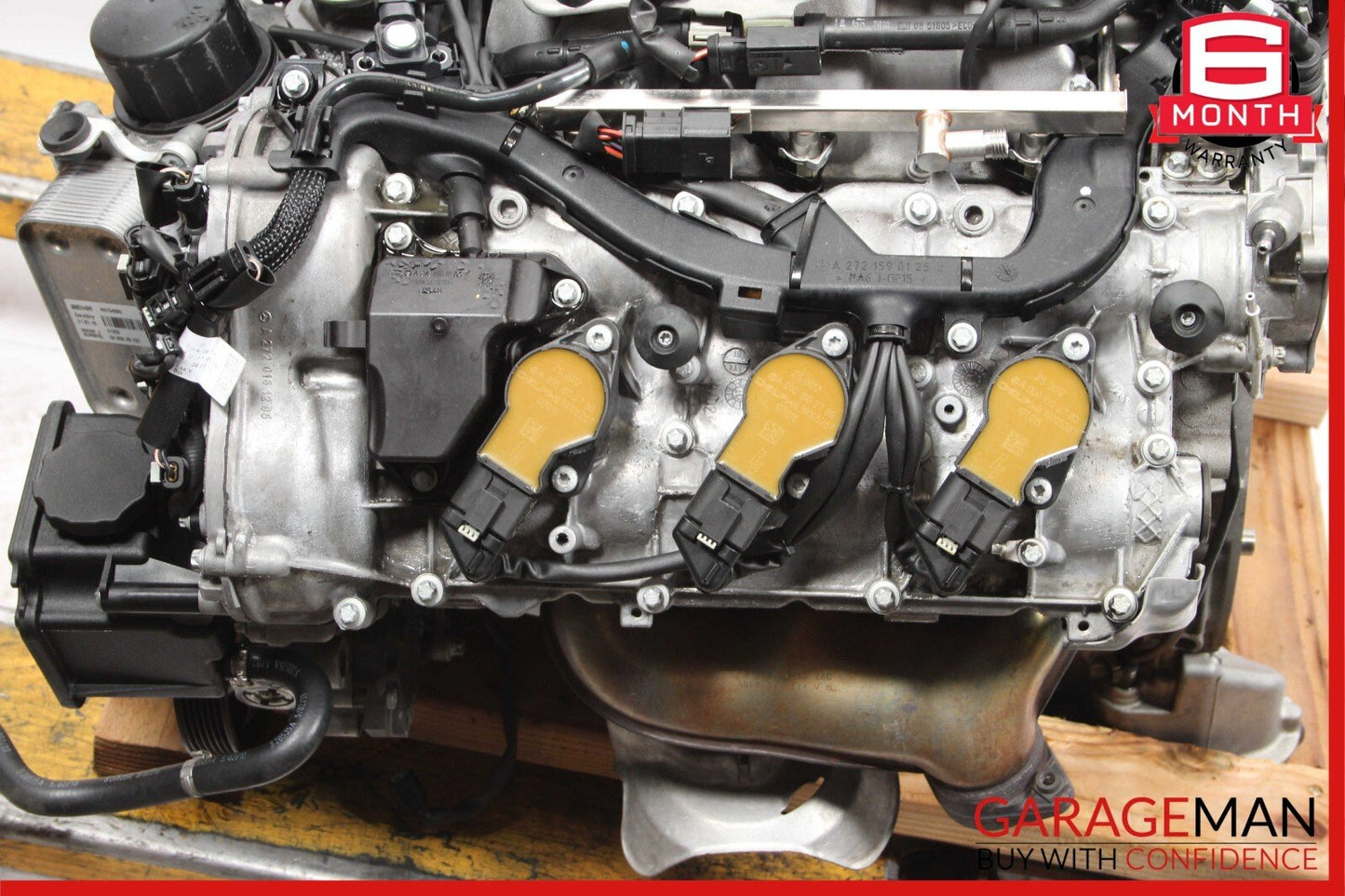 08-11 Mercedes W204 C300 Engine Motor Block Assembly 3.0L V6 M272 RWD 130k