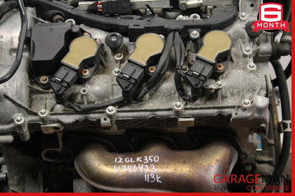 10-12 Mercedes X204 GLK350 4Matic 3.5L V6 Engine Motor Block Assembly 113k