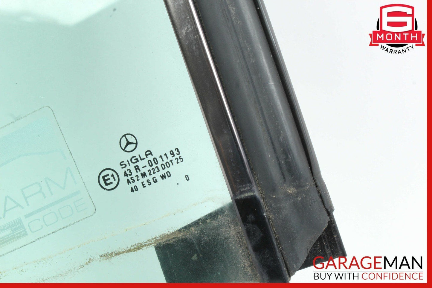 97-04 Mercedes R170 SLK230 SLK320 Rear Right Passenger Door Quarter Window Glass