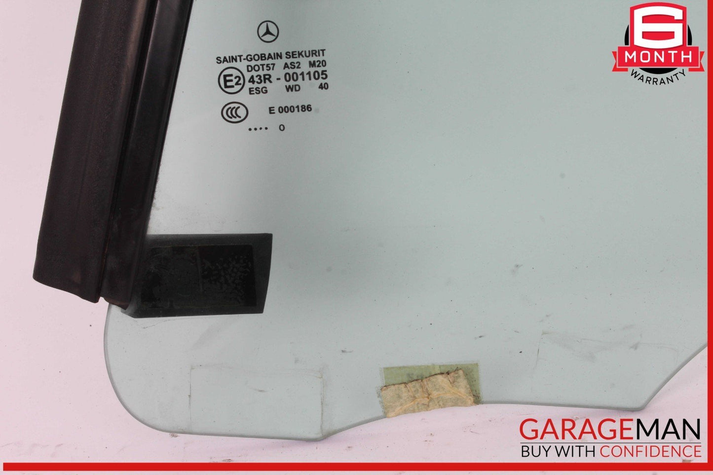05-11 Mercedes R171 SLK300 Rear Left Side Door Quarter Window Glass OEM
