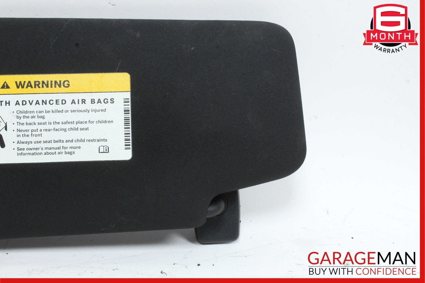 08-14 Mercedes W204 C250 Front Right Passenger Sun Visor Sunvisor Shade Black