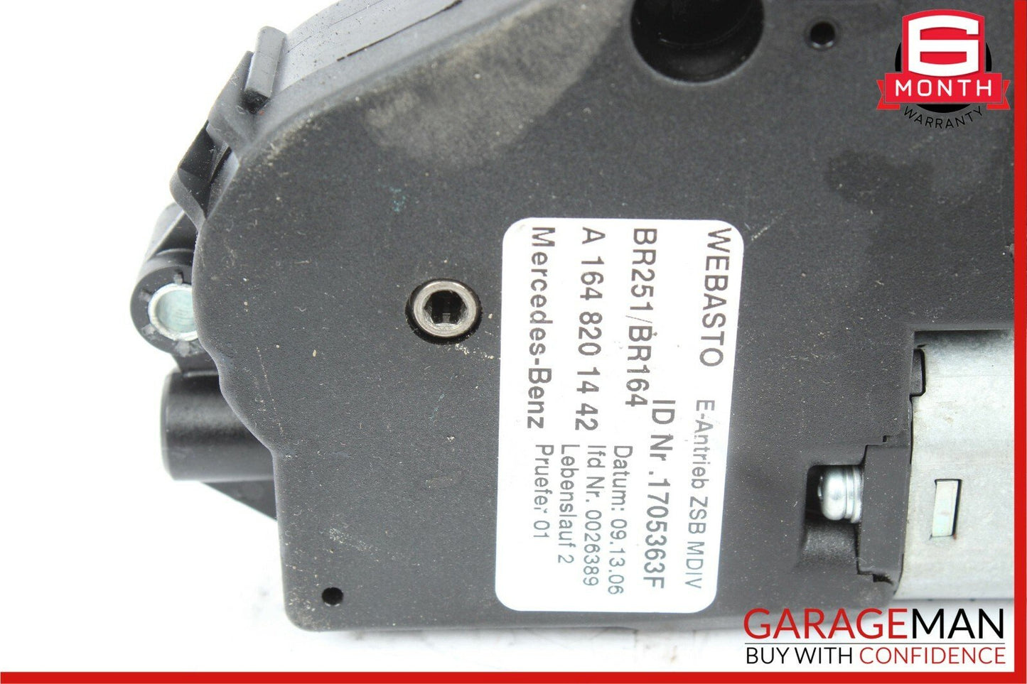 06-12 Mercedes W251 R350 ML450 Panoramic Sunroof Sun Roof Motor 1648201442 OEM