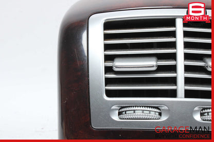 07-13 Mercedes W221 S550 S600 Rear Center Console AC A/C Air Vent Trim OEM