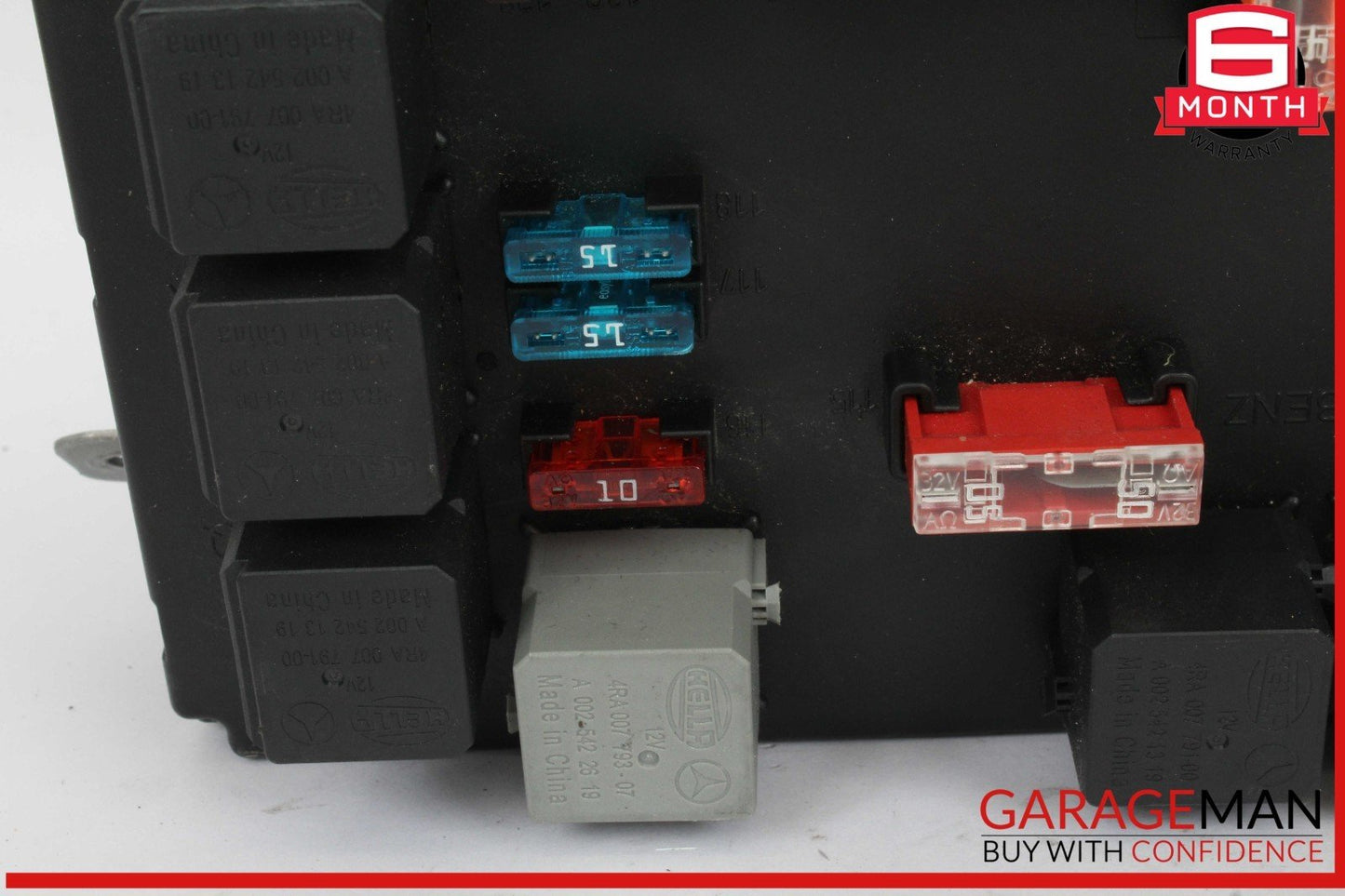 07-09 Mercedes W221 S550 CL550 Rear Trunk Relay Junction Fuse Box 2215406450 OEM