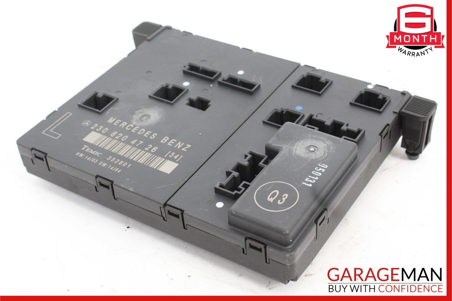 03-12 Mercedes R230 SL500 SL550 Door Control Module Left Side 2308204726 OEM