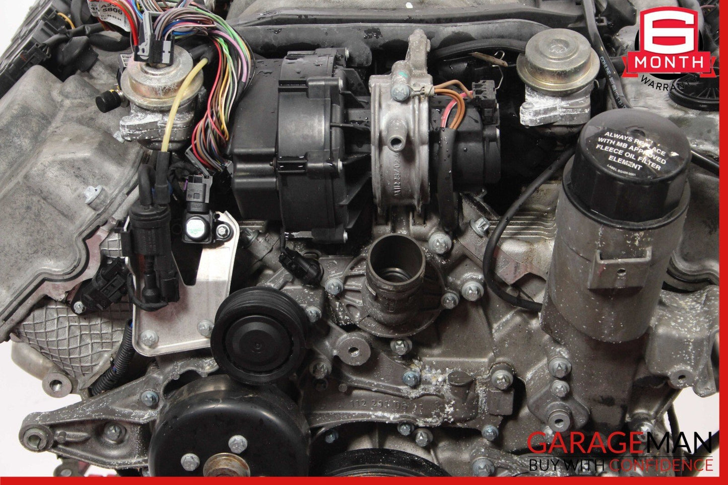 03-06 Mercedes R230 SL500 5.0L V8 Complete Engine Motor Block Assembly OEM 195k