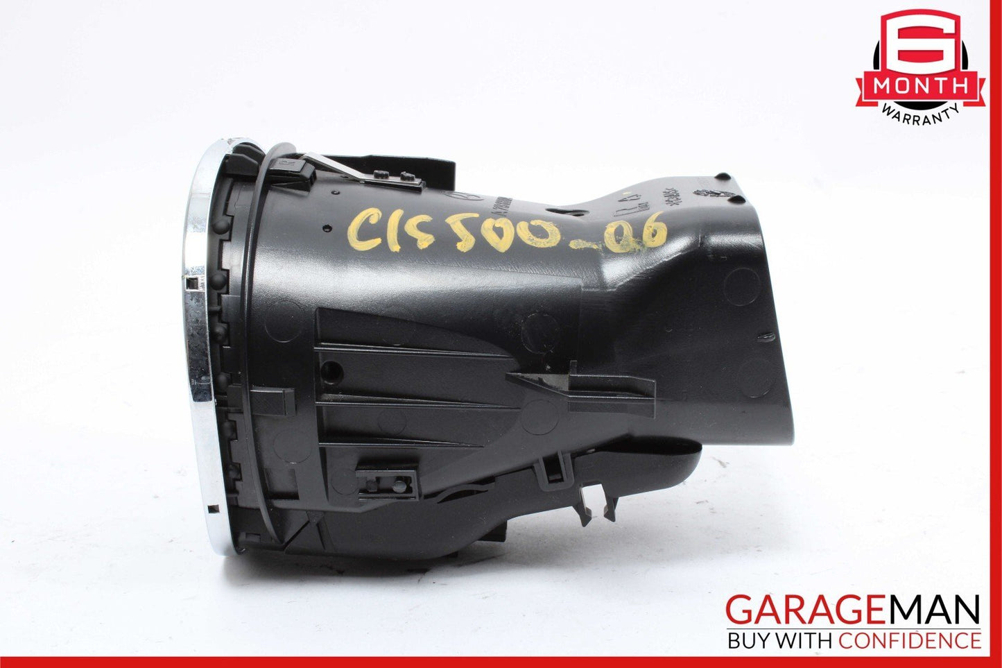 06-11 Mercedes W219 CLS500 Front Right Dash A/C AC Air Heater Vent Trim Black