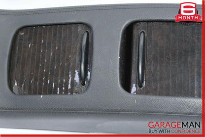 06-11 Mercedes W219 CLS550 Rear Center Console Armrest Storage Tray Assembly