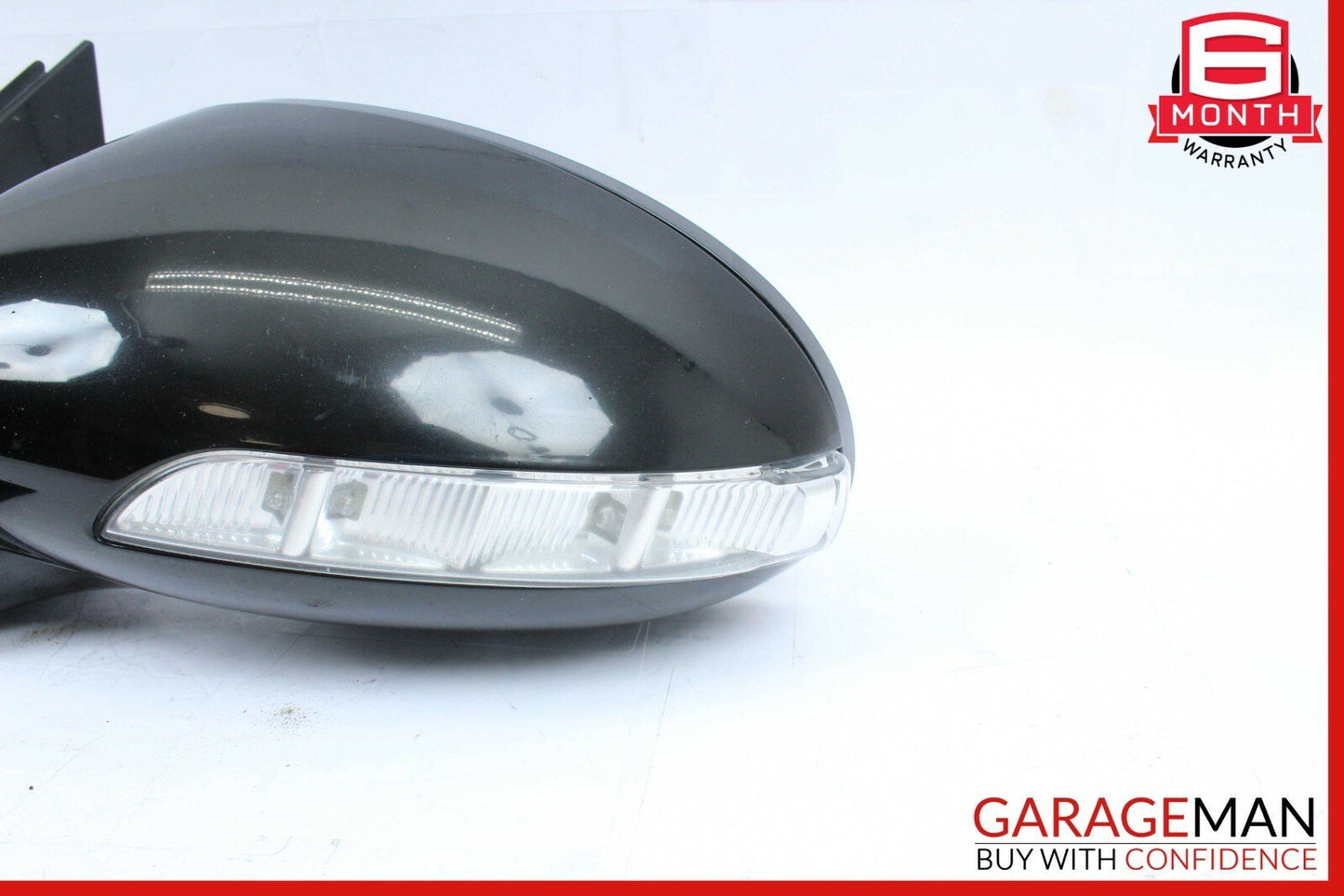 07-09 Mercedes W221 S550 S600 Front Left Side Mirror Door Rear View Black