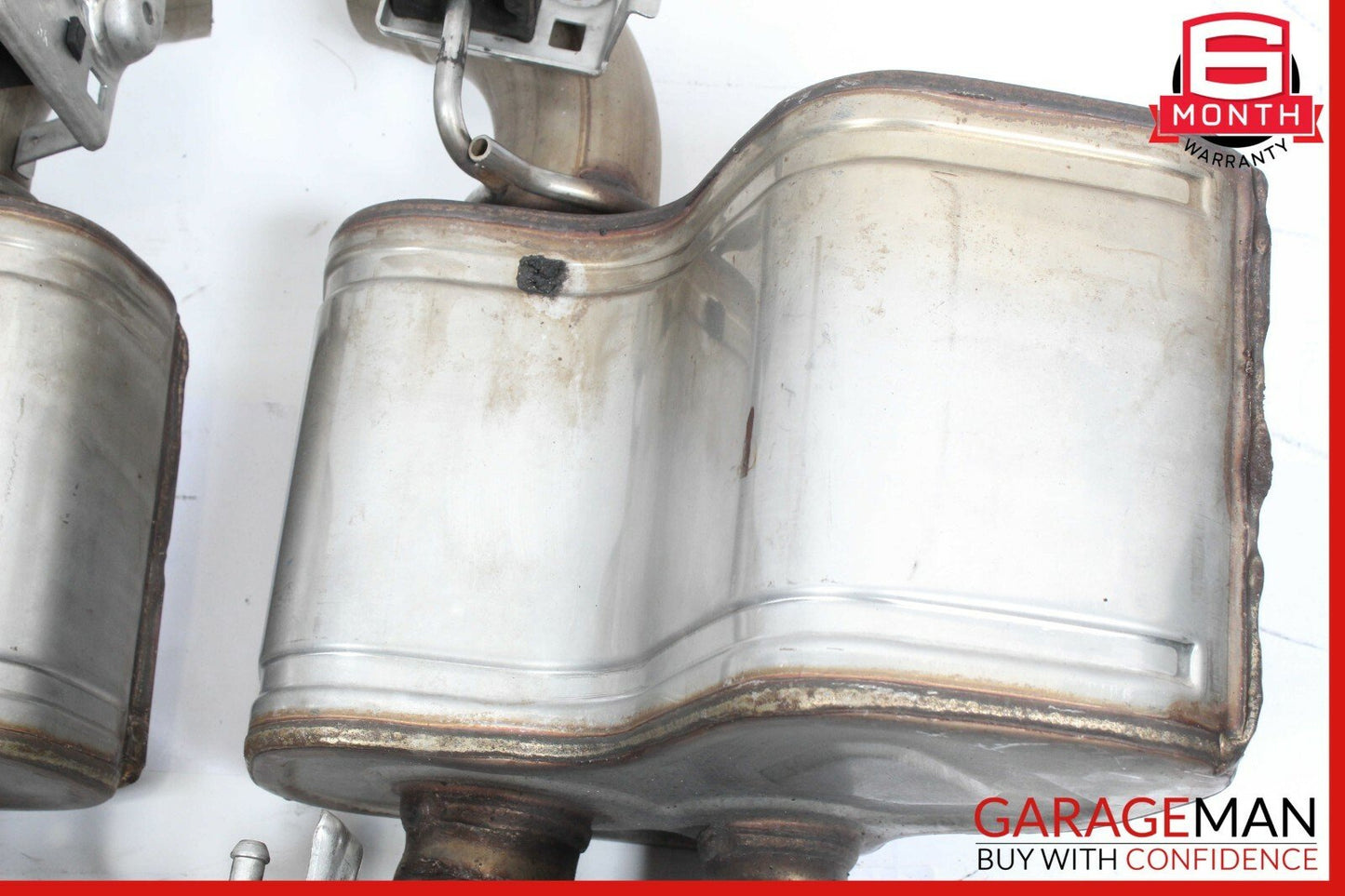 14-17 Maserati Ghibli Rear Left & Right Side Exhaust Muffler Tip Pipe Set of 2