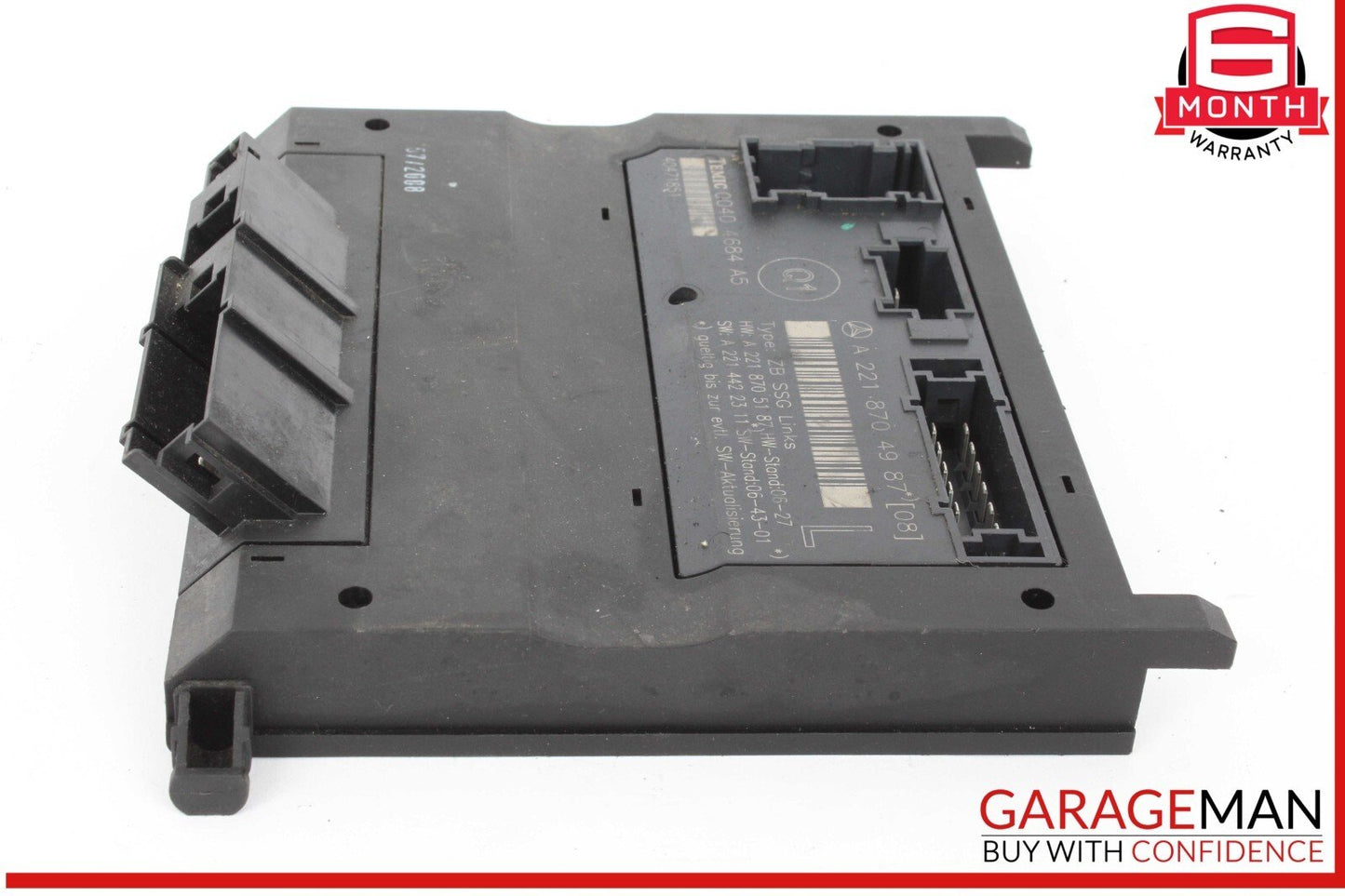 07-13 Mercedes W221 S550 S63 AMG Front Left Driver Side Under Seat Control Unit