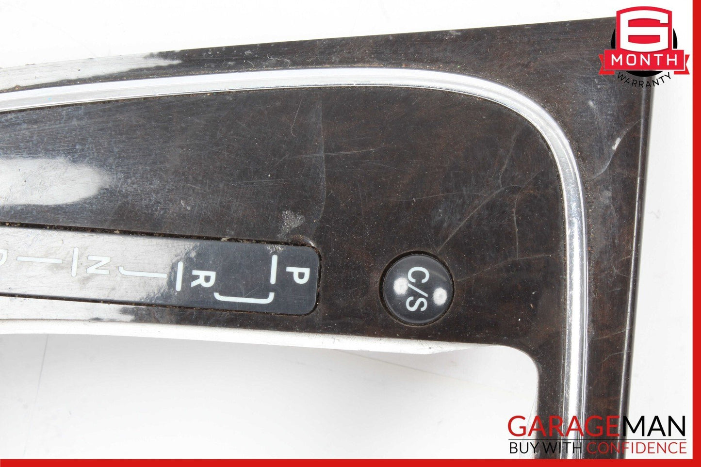 06-11 Mercedes W219 CLS550 CLS500 Center Console Shifter Trim Bezel Wood OEM