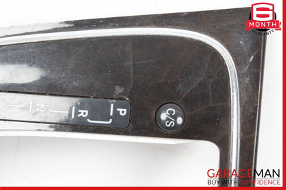 06-11 Mercedes W219 CLS550 CLS500 Center Console Shifter Trim Bezel Wood OEM