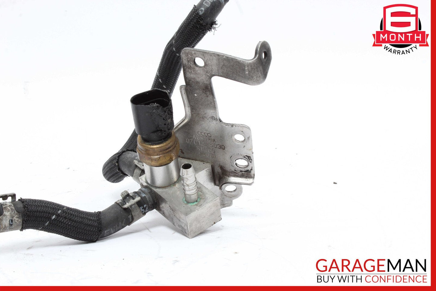 10-15 Audi R8 Engine Oil Filter Hose Tube Line OEM