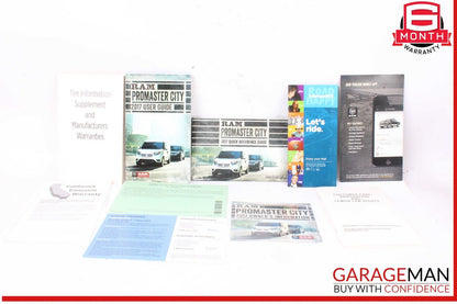 17 RAM Promaster City Owner Owner's Manual Case OEM